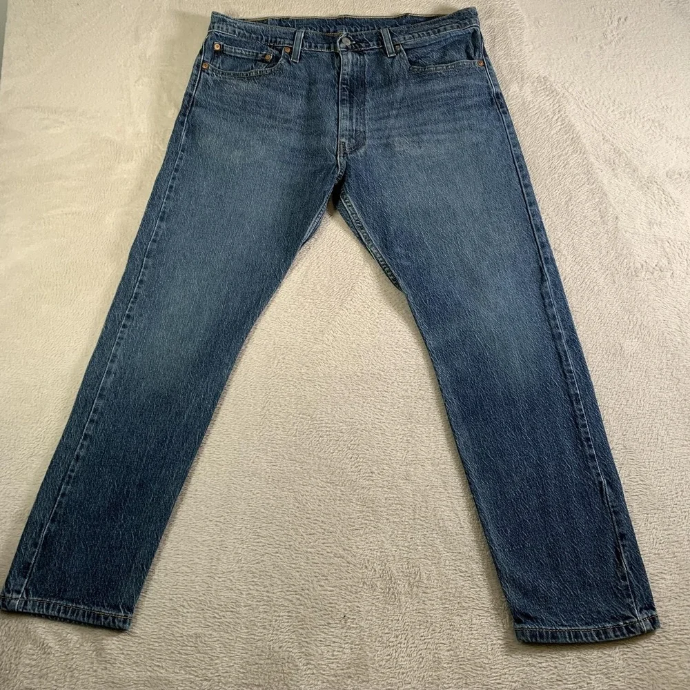 Levis 512 Jeans Mens 36x29 (Tag 38x30) Blue Slim Tapered Leg Stretch Medium Wash